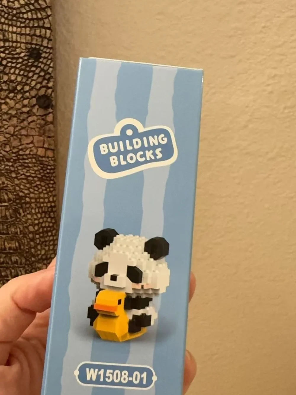 Bricks make a wise life: Interactive block for kids: Panda